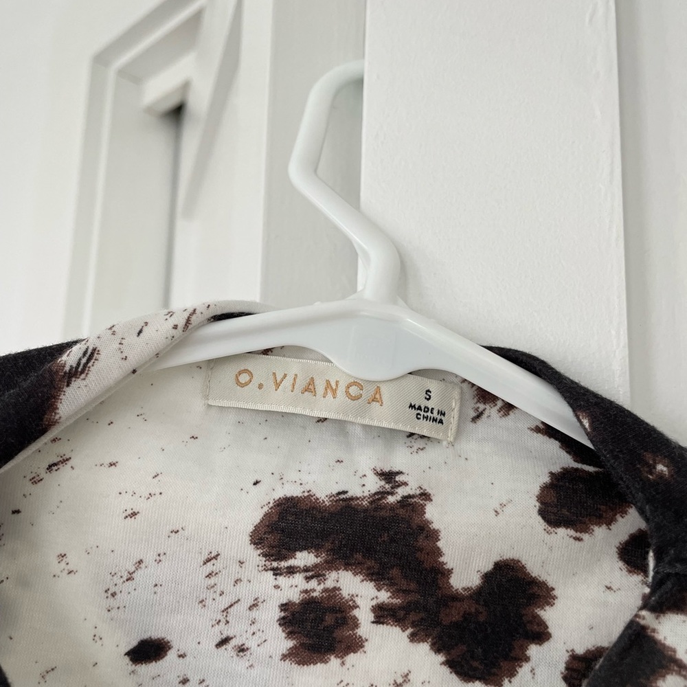 Cow Print Top